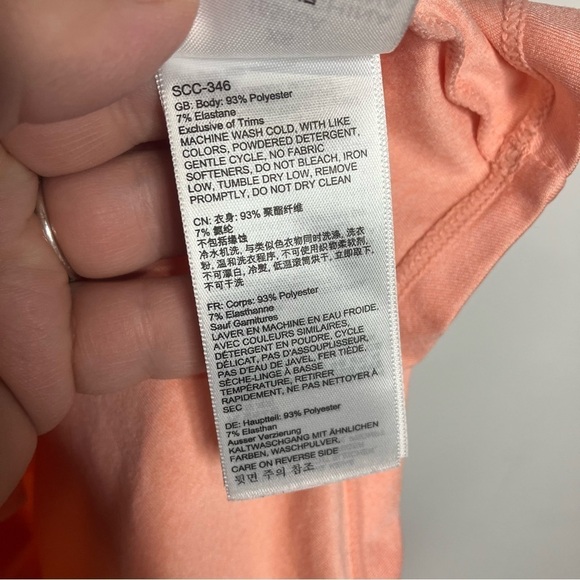 Marmot racerback tank top peach orange size XS - Picture 4 of 6